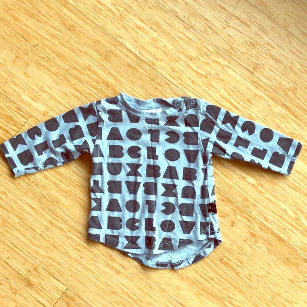 Huxbaby long sleeve t-shirt - size 6-12 months